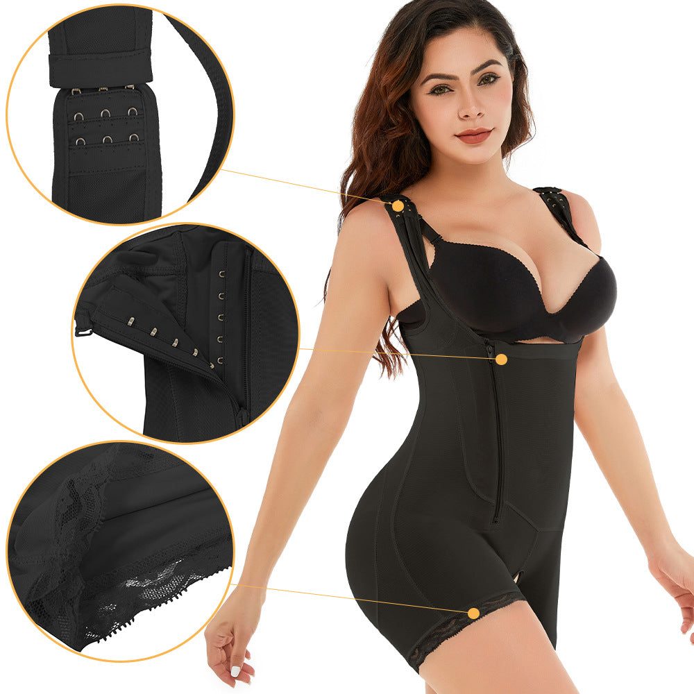 Waist Slimming And Hip Lifting Tight Large Size One-piece Corset