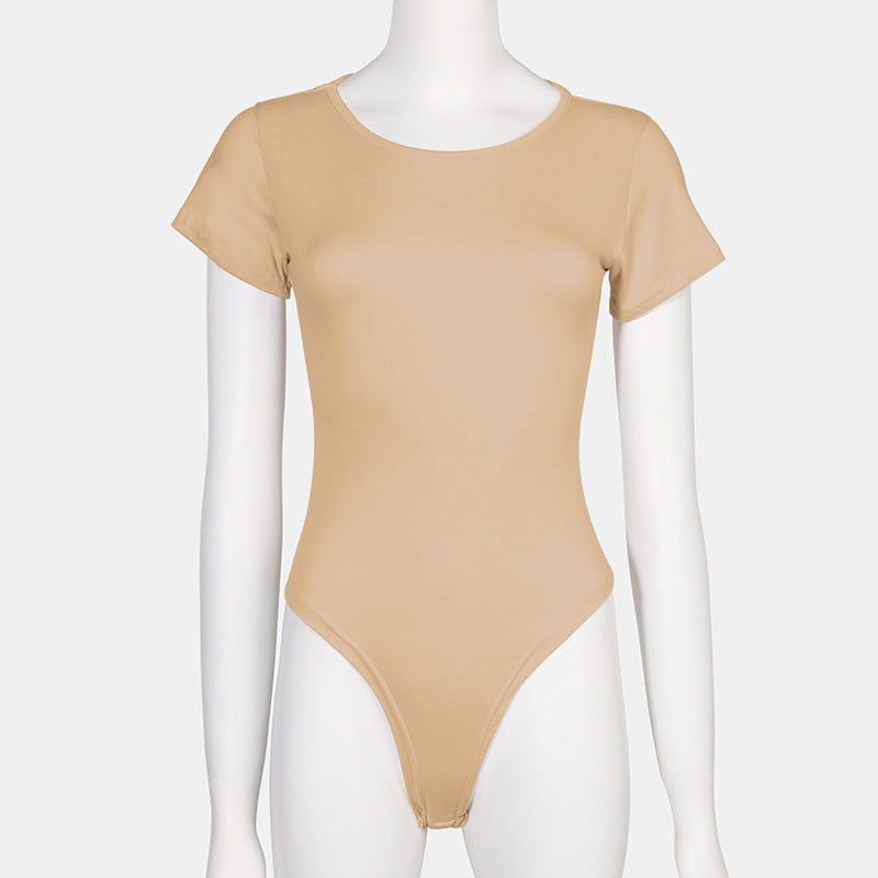 Women's  Short-sleeved T-shirt T-shaped Jumpsuit